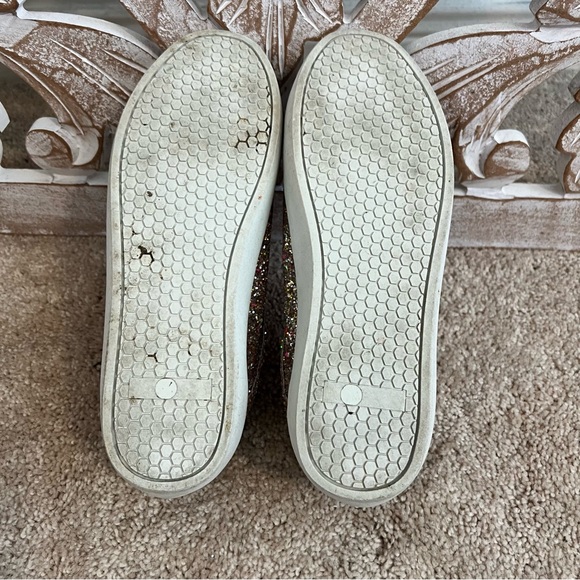 Beach by Matisse Melody Pink Glitter Sneakers with Pink Star Sz 7M - Picture 4 of 5